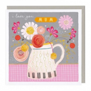 Love You Mum Greeting Card